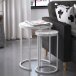 Satztisch >Ailema< 45x57x45 cm – Weiß, MDF & Metall, elegant & robust