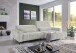 Wohnlandschaft >Wolve< Kopfteilverstellung, 2 Kissen, Cord taupe - 277x108x179cm (BxHxT)