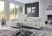 Wohnlandschaft >Wolve< elektr. Sitzverstellung, 2 Kissen, Cord taupe - 277x108x179cm (BxHxT
