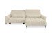 Wohnlandschaft >Wolve< Kopfteilverstellungen, 2 Kissen, Cord creme - 277x108x179cm (BxHxT)