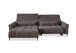 Wohnlandschaft >Wolve< Kopfteilverstellung, 2 Kissen, Cord graubraun - 277x108x179cm (BxHxT)