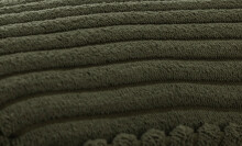 Wohnlandschaft >Wolve< Kopfteilverstellungen, 2 Kissen, Cord oliv - 277x108x179cm (BxHxT)