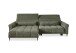 Wohnlandschaft >Wolve< Kopfteilverstellungen, 2 Kissen, Cord oliv - 277x108x179cm (BxHxT)