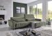 Wohnlandschaft >Wolve< Kopfteilverstellungen, 2 Kissen, Cord oliv - 277x108x179cm (BxHxT)