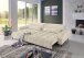 Wohnlandschaft >Wolve< elektr. Sitzverstellung, 2 Kissen, Cord creme - 277x108x179cm (BxHxT)