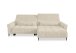 Wohnlandschaft >Wolve< elektr. Sitzverstellung, 2 Kissen, Cord creme - 277x108x179cm (BxHxT)