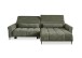 Wohnlandschaft >Wolve< elektr. Sitzverstellung, 2 Kissen, Cord oliv - 277x108x179cm (BxHxT)