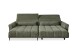 Wohnlandschaft >Wolve< elektr. Sitzverstellung, 2 Kissen, Cord oliv - 277x108x179cm (BxHxT)
