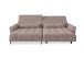 Wohnlandschaft >Wolve< elektr. Sitzverstellung, 2 Kissen, Cord rosa - 277x108x179cm (BxHxT)