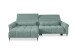 Wohnlandschaft >Wolve< elektr. Sitzverstellung, 2 Kissen, Cord mint - 277x108x179cm (BxHxT)