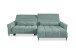 Wohnlandschaft >Wolve< elektr. Sitzverstellung, 2 Kissen, Cord mint - 277x108x179cm (BxHxT)