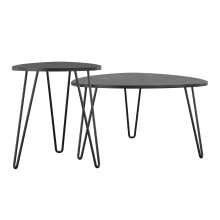 Satztisch >Henata< Marmoroptik, 82x82x57 cm,...