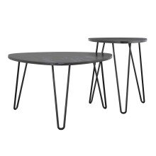 Satztisch >Henata< Marmoroptik, 82x82x57 cm,...