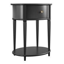 Beistelltisch >Rundo< schwarz, 66x55x45 cm,...