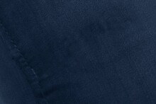Sitzhocker >Lerry< Blau, 43x37x37 cm, Samt, schwarze Metallbeine