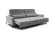 Big-Sofa >Wolve< 2x elektr. Sitzverstellung, 2 Kissen, graublau - 280x108x118cm (BxHxT)