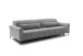 Big-Sofa >Wolve< 1x elektr. Sitzverstellung, 2 Kissen, graublau - 280x108x118cm (BxHxT)