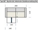 Big-Sofa >Wolve< 1x elektr. Sitzverstellung, 2 Kissen, graublau - 280x108x118cm (BxHxT)