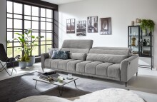 Big-Sofa >Wolve< 1x elektr. Sitzverstellung, 2...