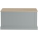 Truhe >Mikkel< in Grau - 90x45x40cm (BxHxT)