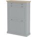Schuhschrank >Mikkel< in Grau - 80x105x30cm (BxHxT)
