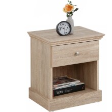 Nachttisch >Mikkel< in Natur - 45x50x35cm (BxHxT)
