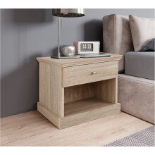 Nachttisch >Mikkel< in Natur - 45x50x35cm (BxHxT)