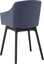 Esszimmerstuhl >Jerrik< (2er Set) in Blau, Kunststoff - 58x84x51cm (BxHxT)