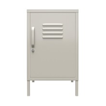 Beistelltisch >Steen< in Grau, Metall - 37x68x39cm...