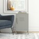 Beistelltisch >Steen< in Grau, Metall - 37x68x39cm (BxHxT)