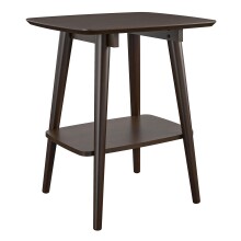 Beistelltisch >Snorre< in Braun, MDF,Holz,Holzfurnier - 54x59x47cm (BxHxT)