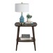 Beistelltisch >Snorre< in Braun, MDF,Holz,Holzfurnier - 54x59x47cm (BxHxT)