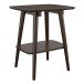 Beistelltisch >Snorre< in Braun, MDF,Holz,Holzfurnier - 54x59x47cm (BxHxT)