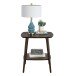Beistelltisch >Snorre< in Braun, MDF,Holz,Holzfurnier - 54x59x47cm (BxHxT)