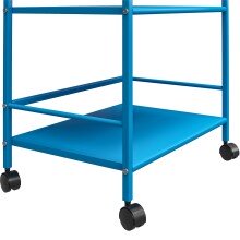 Servierwagen >Rasmus< in Blau - 43x77x29 (BxHxT)