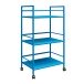 Servierwagen >Rasmus< in Blau - 43x77x29 (BxHxT)