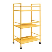Servierwagen >Rasmus< in Gelb - 43x77x29 (BxHxT)