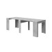Kulissen-Esstisch >EXTENSIBLE< ausziehbar bis 237cm, Zementgrau Dekor - 90/237x78x51 (BxHxT)