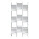Bücherregal >ITALIAN NEW< in Artik Weiß - 96x192x25 (BxHxT)