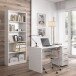 Schreibtisch >STYLUS< 3 Schubladen, in Artik Weiß - 138x74x60 (BxHxT)