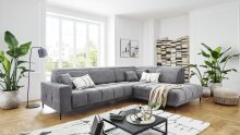 Wohnlandschaft >Lindesberg< 5x Kopfteilverstellung,...