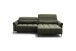 Wohnlandschaft >Wolve< Kopfteilverstellung, 2 Kissen, Cord grün - 277x108x179cm (BxHxT)