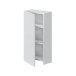 Hängeschrank >DESTAL< 1 Tür, 2 Böden, in Weiß glänzend - 30x60x16 (BxHxT)