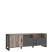 Lowboard >NOTE< 1 Tür, 2 Schubladen, Beton / Kiefer Dekor - 189,6x67,8x43,1cm (B/H/T)