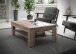 Couchtisch >NOTE< mit Ablageboden, Beton / Kiefer Dekor - 120x43x75cm (B/H/T)
