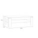 Couchtisch >NOTE< mit Ablageboden, Beton / Kiefer Dekor - 120x43x75cm (B/H/T)