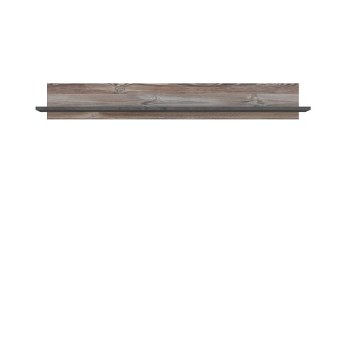 Wandboard >NOTE< Beton Dekor / Kiefer Dekor - 189,4x25,6x21,9cm (B/H/T)