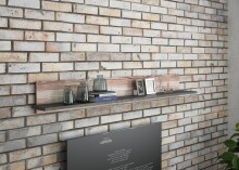 Wandboard >NOTE< Beton Dekor / Kiefer Dekor -...