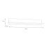 Wandboard >NOTE< Beton Dekor / Kiefer Dekor - 189,4x25,6x21,9cm (B/H/T)