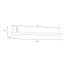 Wandboard >NOTE< Beton Dekor / Kiefer Dekor - 189,4x25,6x21,9cm (B/H/T)